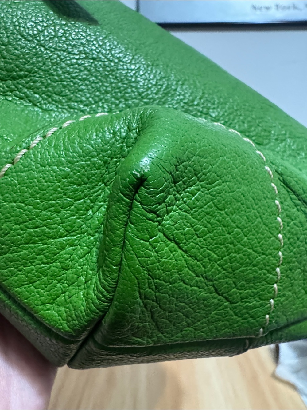 Dooney & Bourke Green Leather Shoulder Bag - Picture 14 of 17